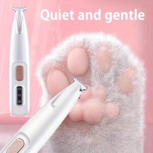 Low-Noise Pet Clipper for Dogs & Cats: Quiet Design to Reduce Stress, Rounded Blades for Gentle Grooming