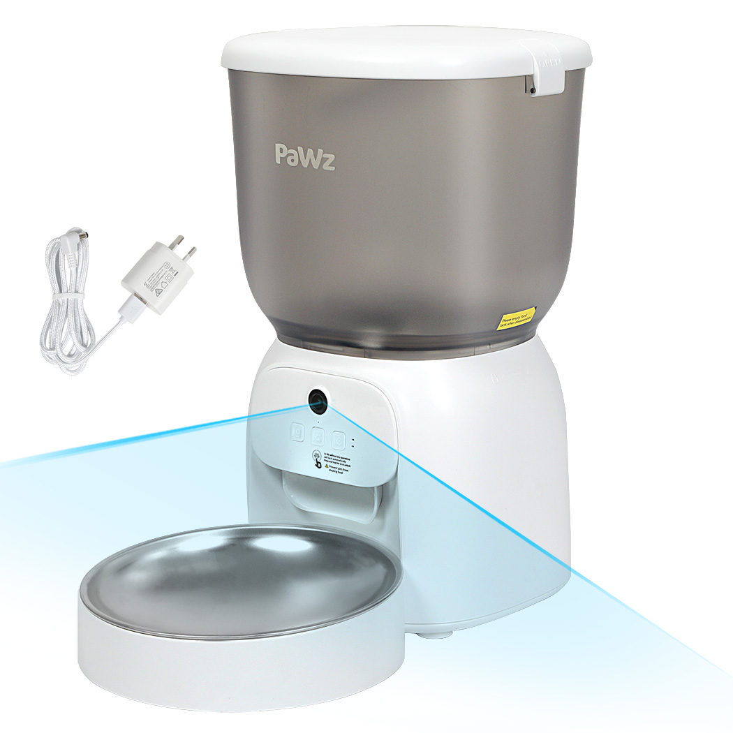 Pawz 4L Auto Pet Feeder Automatic Camera WiFi App